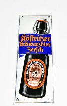Köstritzer Schwarzbier, Emailschild