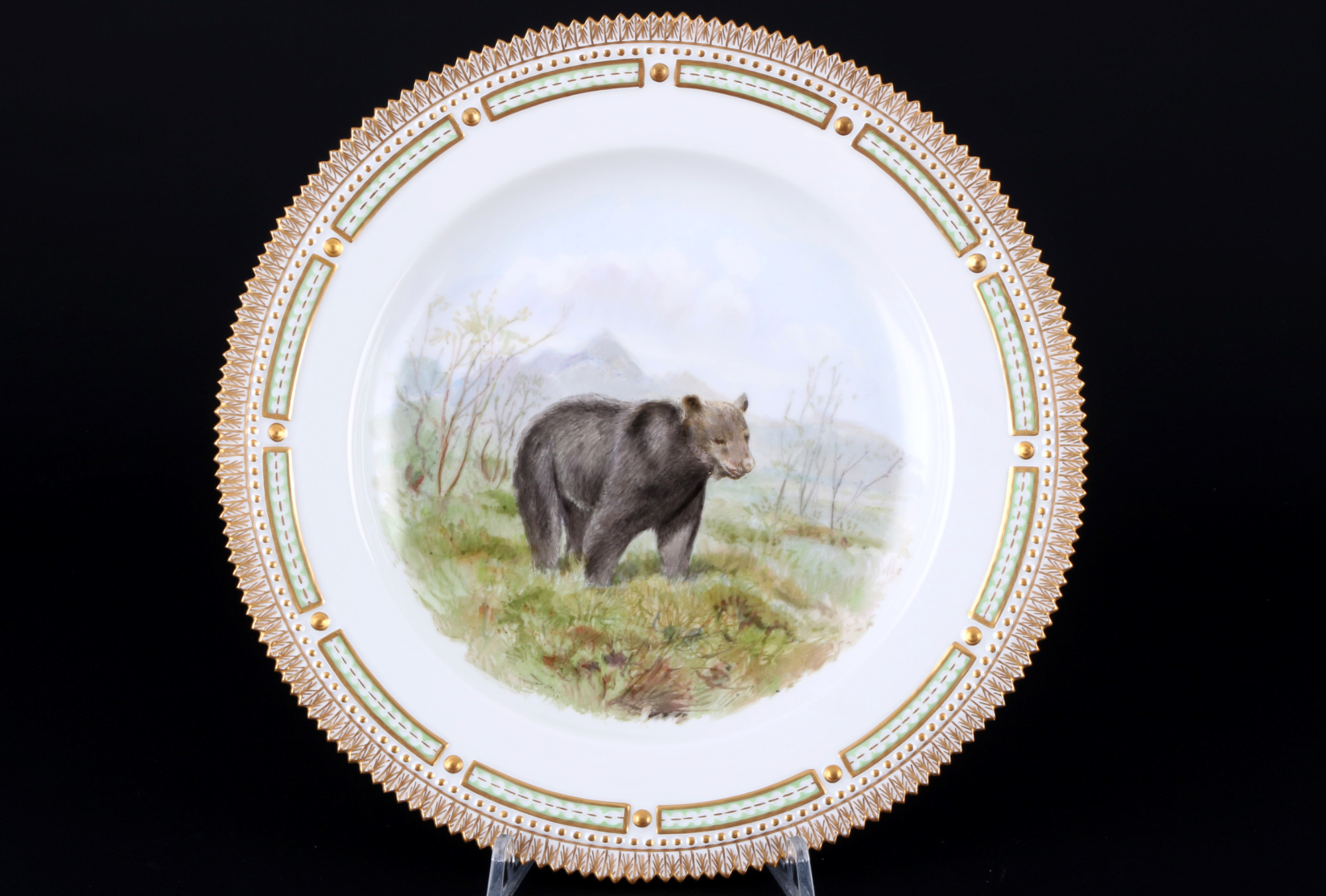 Royal Copenhagen Fauna Danica dinner plate 3549 1st choice, Speiseteller,