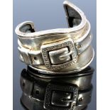 Barry Kieselstein-Cord 925 Silber Design Armreif mit Gürtelschnalle, sterling silver bangle,