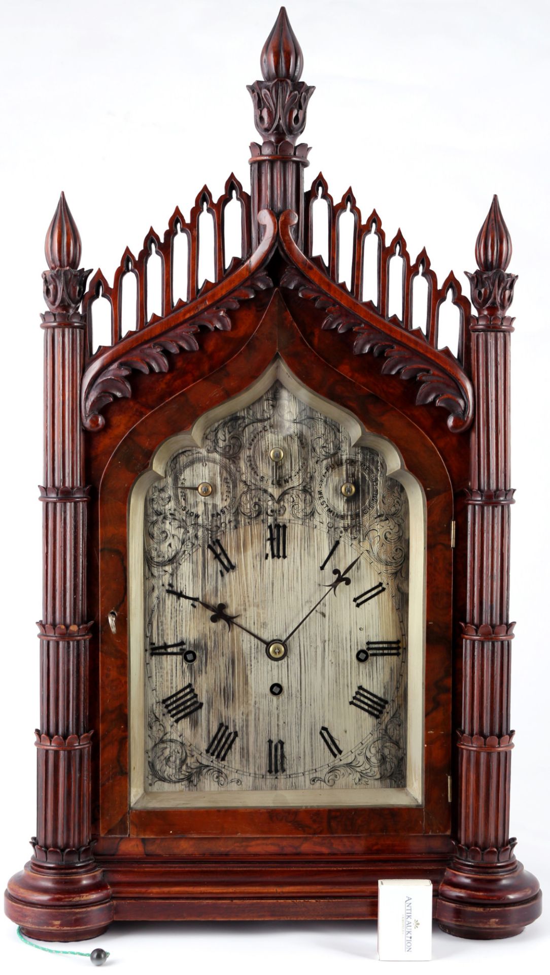 Große Stockuhr H 68 cm, England 19. Jahrhundert, bracket clock,