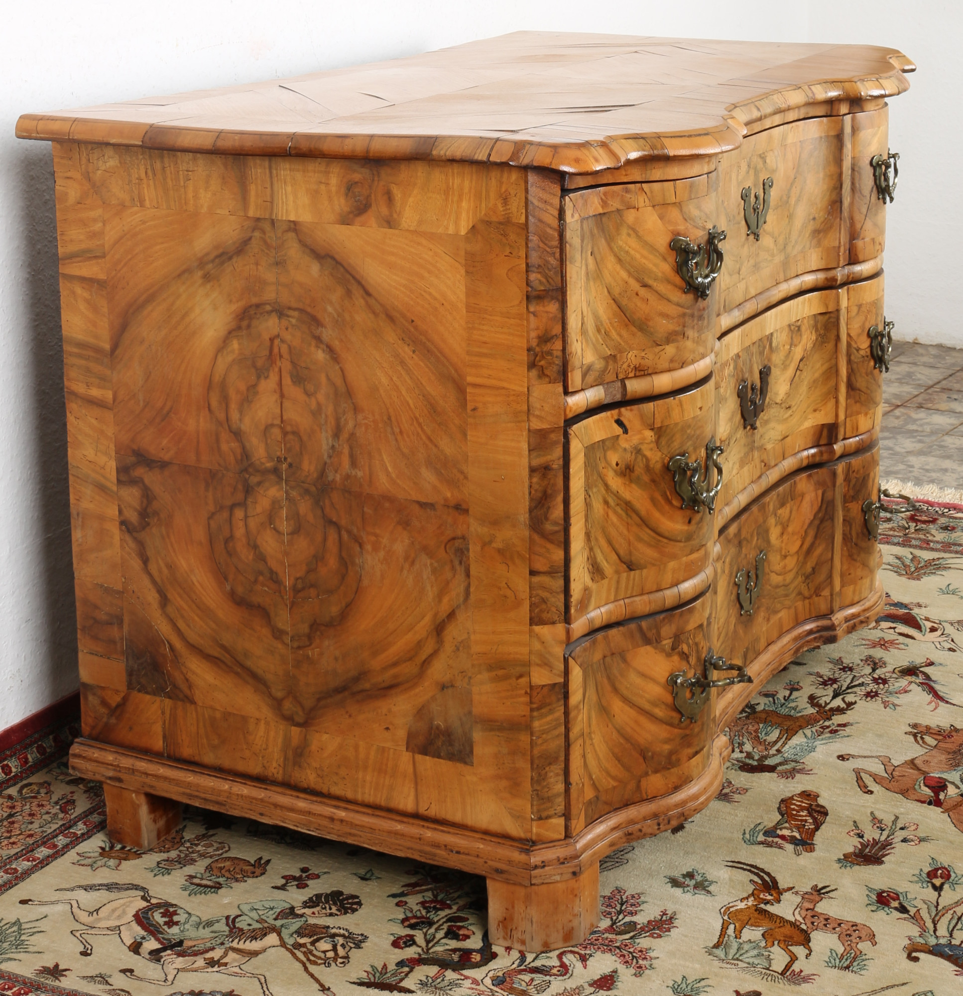 Baroque commode 18th century, Barock Kommode 18. Jahrhundert, - Image 6 of 8