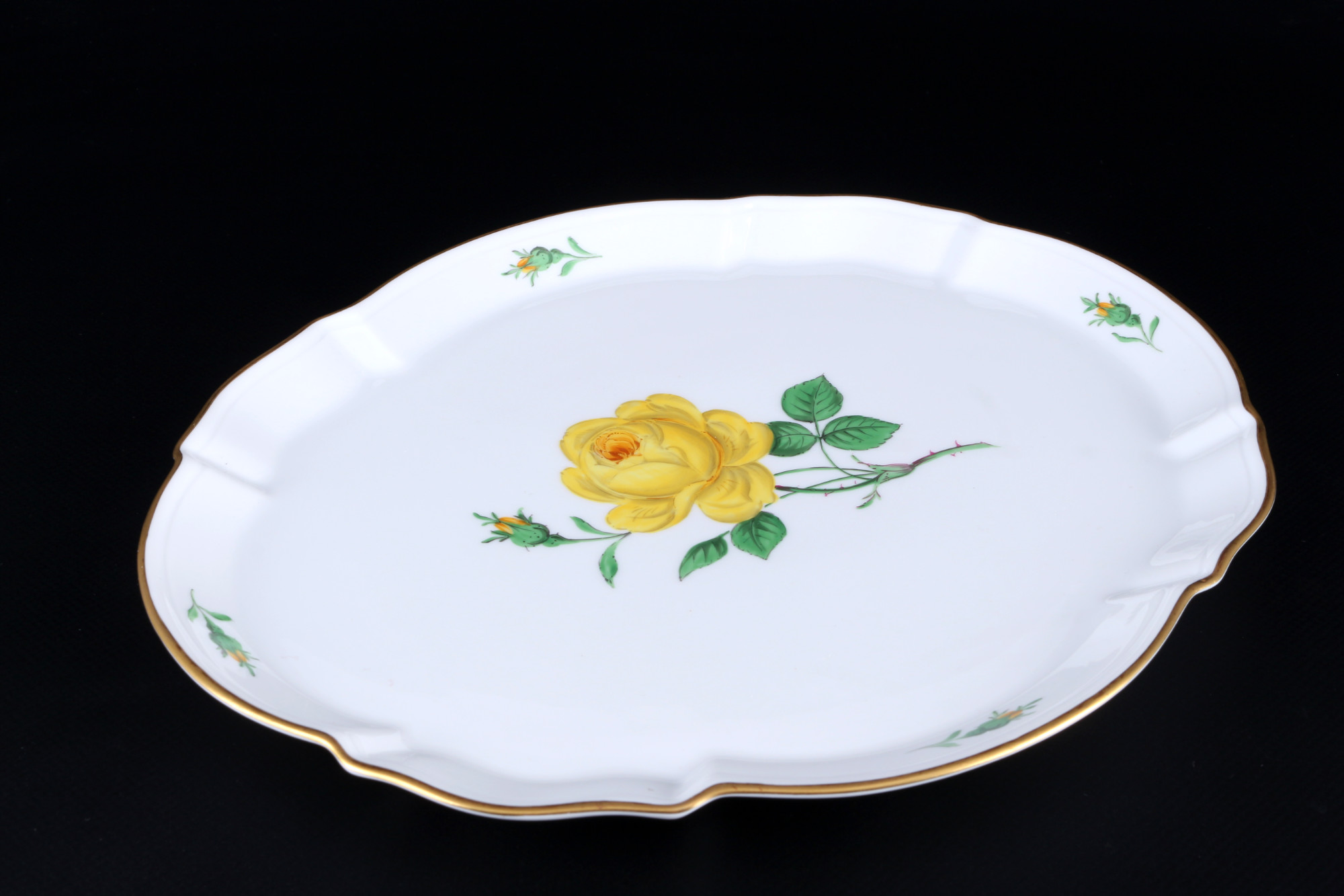 Meissen Yellow Rose mocha coffee service for 6 persons, Mokkaservice für 6 Personen, - Image 5 of 9