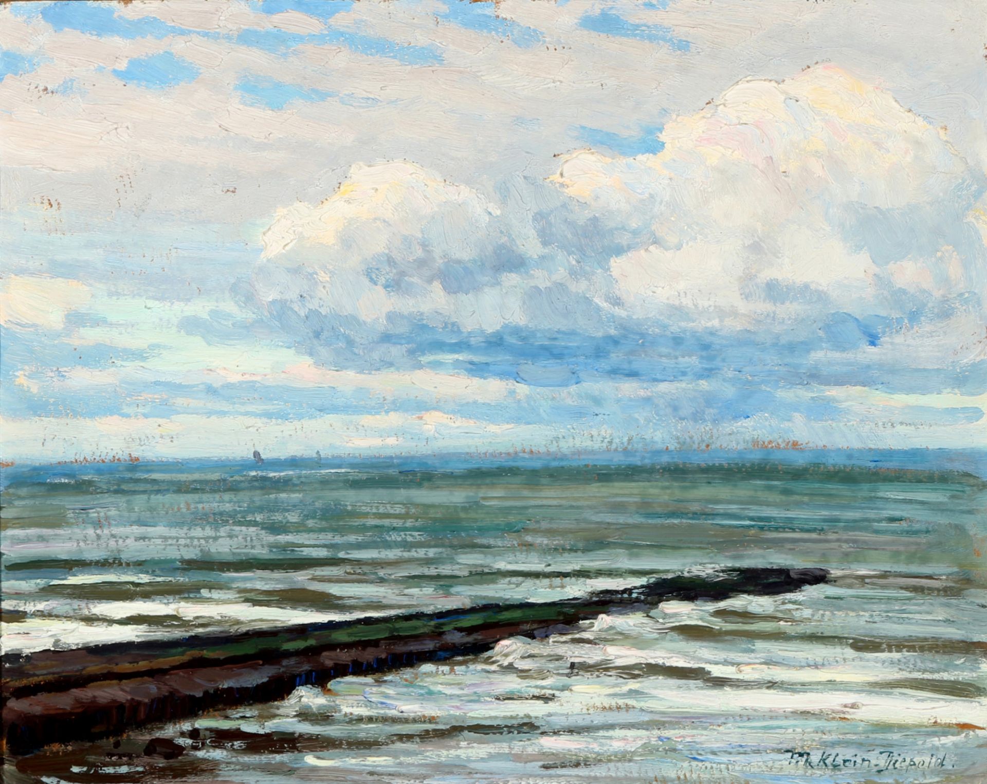 Maximilian Klein von Diepold (1873-1949) Blick auf das Meer, ocean view,