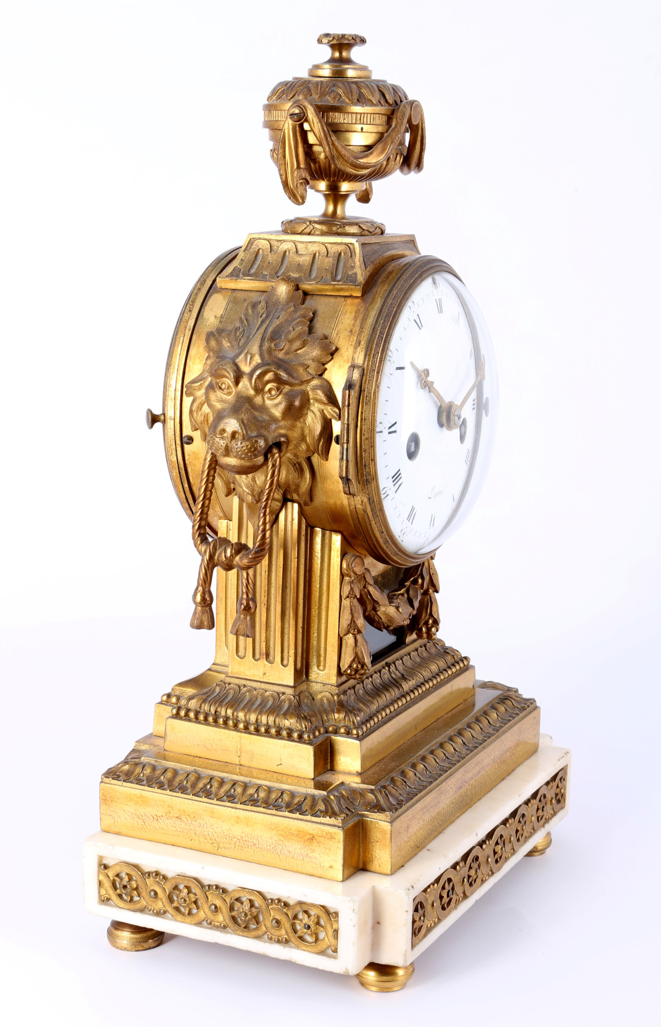 French mantel clock 18th century, Kaminuhr, Frankreich 18. Jahrhundert, - Image 4 of 7