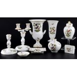 Herend Rothschild 9-teiliges Zierporzellan, decorative porcelain,