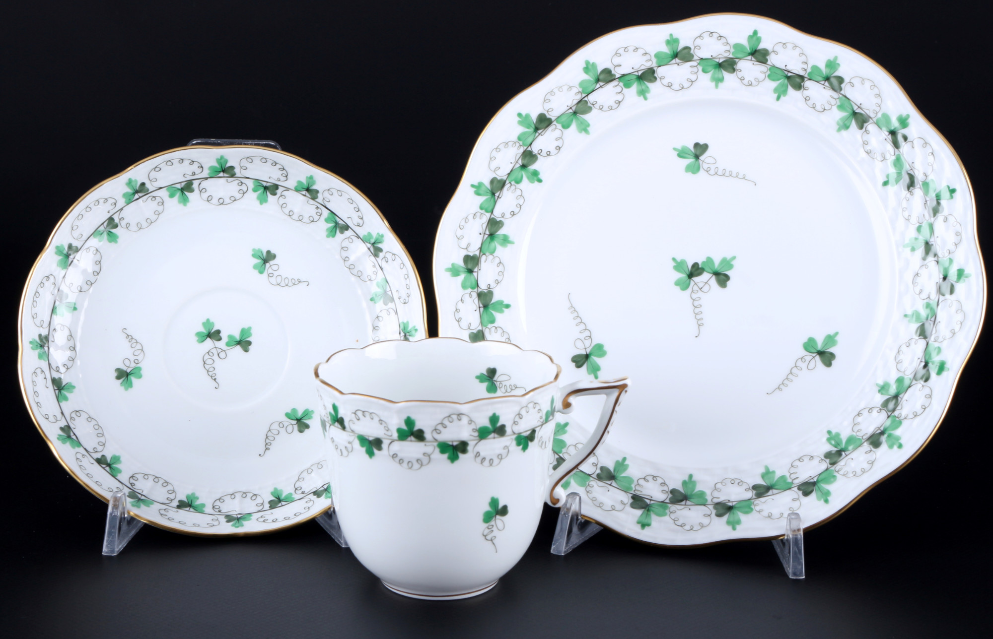 Herend Parsley coffee set for 6 persons, Kaffeeset für 6 Personen, - Image 2 of 4