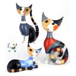 Rosina Wachtmeister für Goebel 5 Katzen, cats,