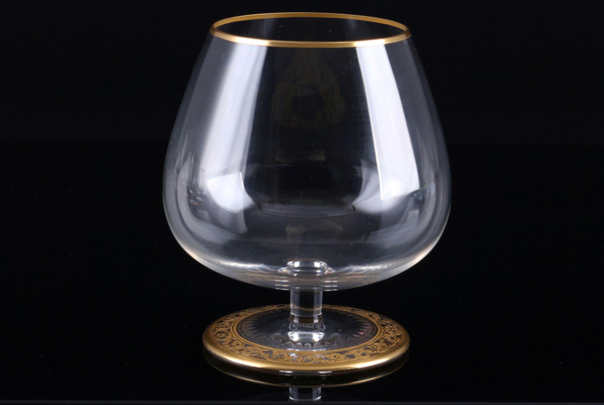 St. Louis Thistle Gold 6 brandy snifter, Cognacschwenker, - Image 2 of 3