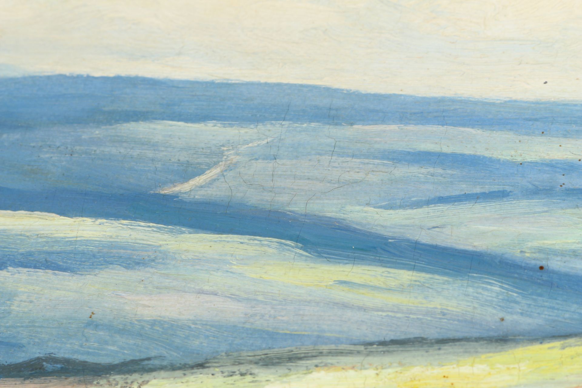 Maximilian Klein von Diepold (1873-1949) Eifellandschaft mit blühendem Ginster, Eiffel landscape wit - Bild 5 aus 5