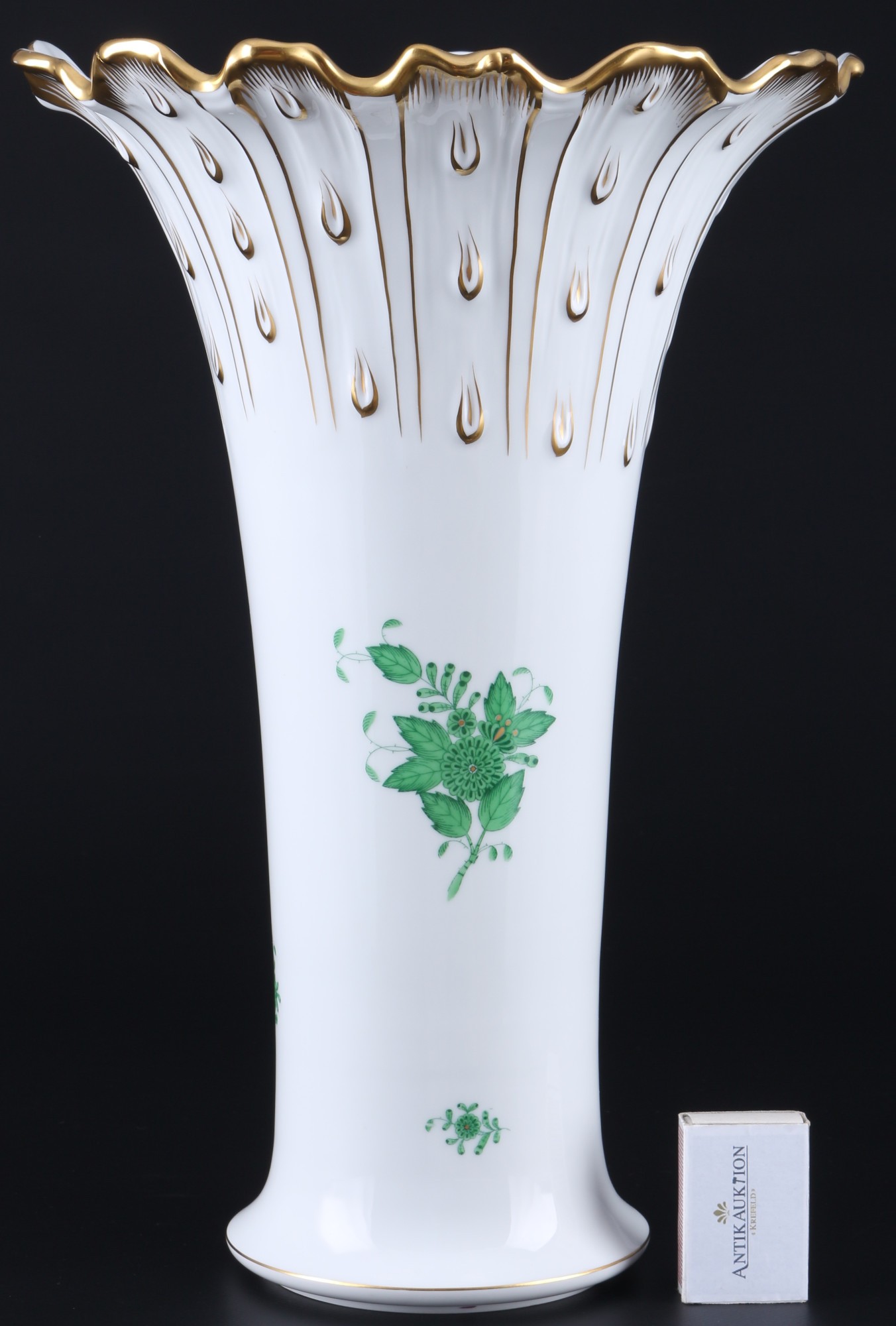 Herend Apponyi Vert large splendor vase 7130, große Prunkvase,