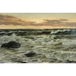 Patrick von Kalckreuth (1892-1970) stürmische See, stormy sea,