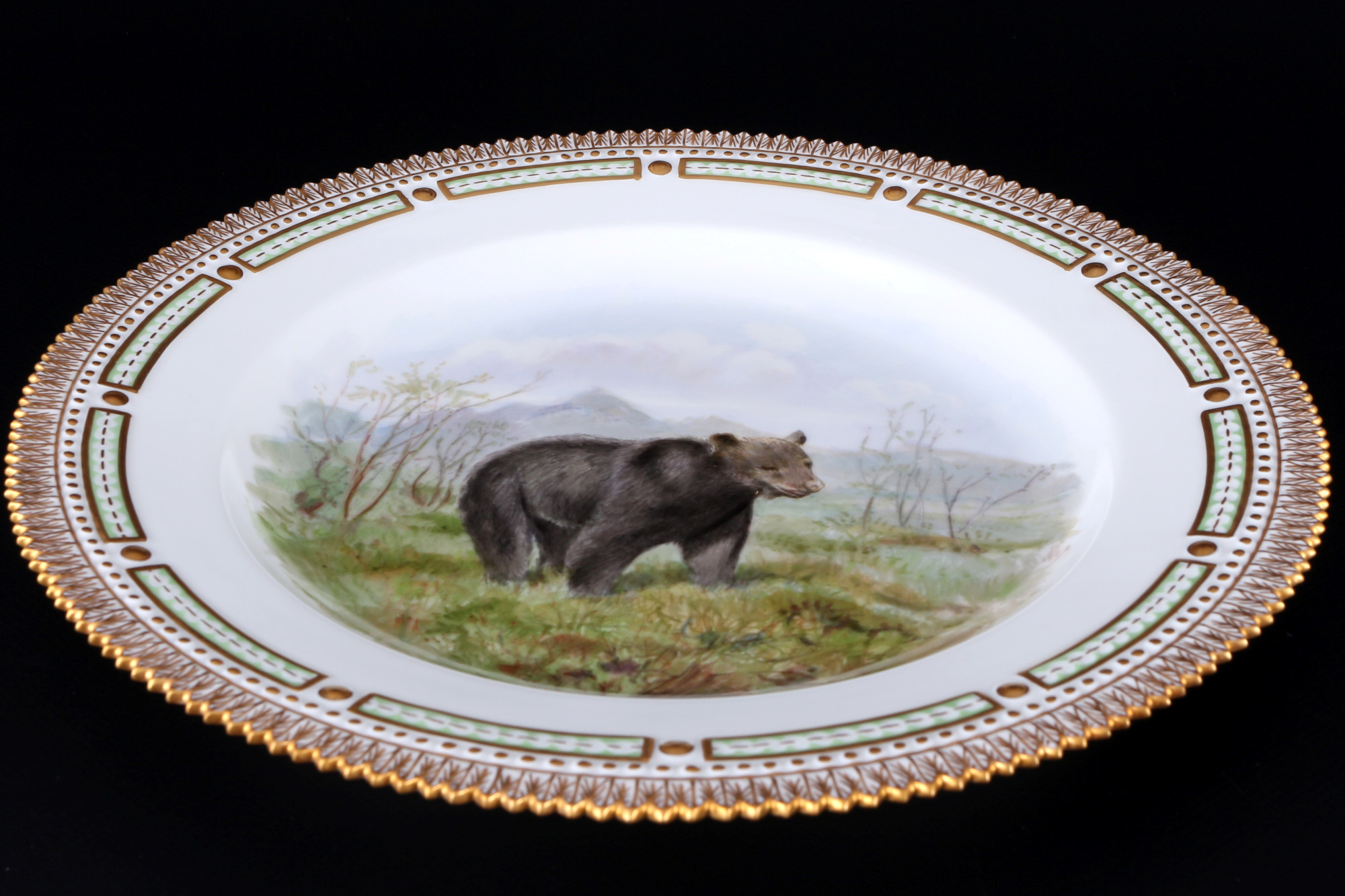 Royal Copenhagen Fauna Danica dinner plate 3549 1st choice, Speiseteller, - Image 2 of 3