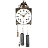 Hähnchenuhr Comtoise Frankreich um 1800, french comtoise rooster clock,