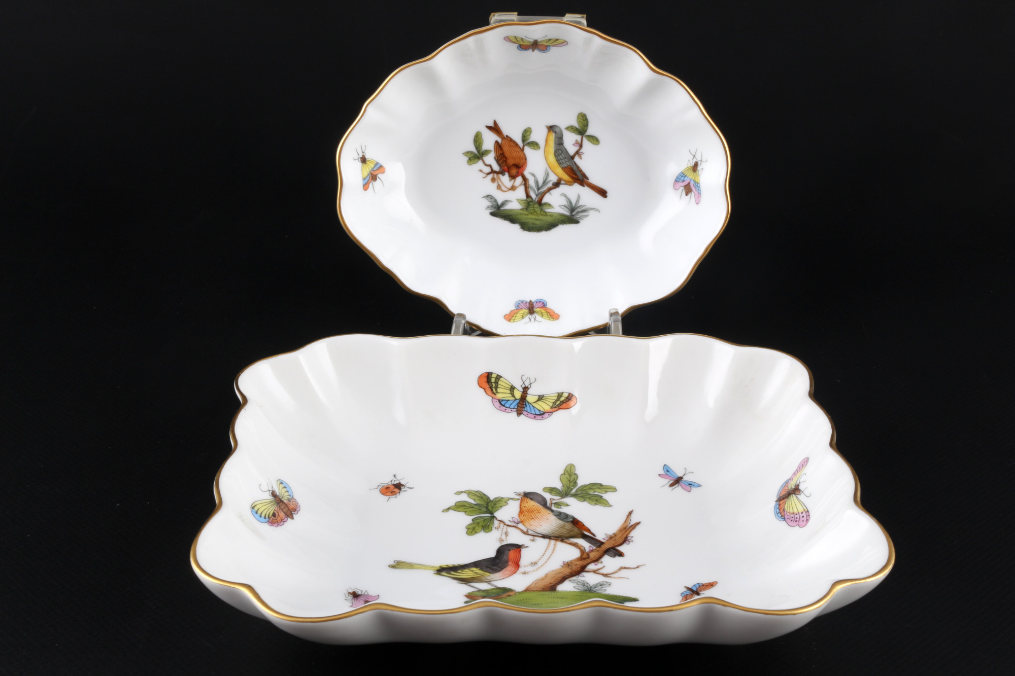 Herend Rothschild 8 bowls, Schalen, - Image 3 of 6