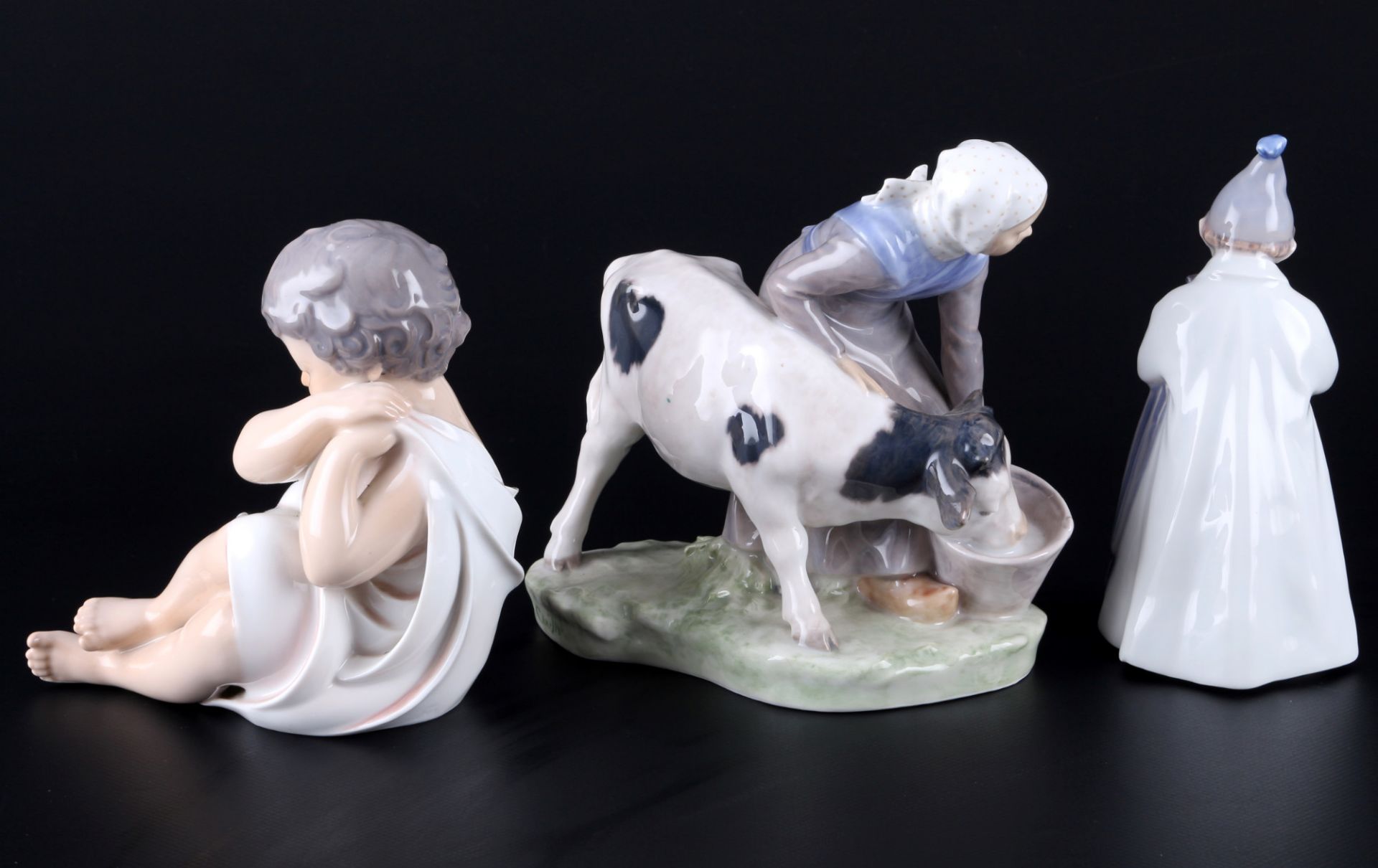 Royal Copenhagen 3 Figuren, porcelain figures, - Bild 5 aus 6