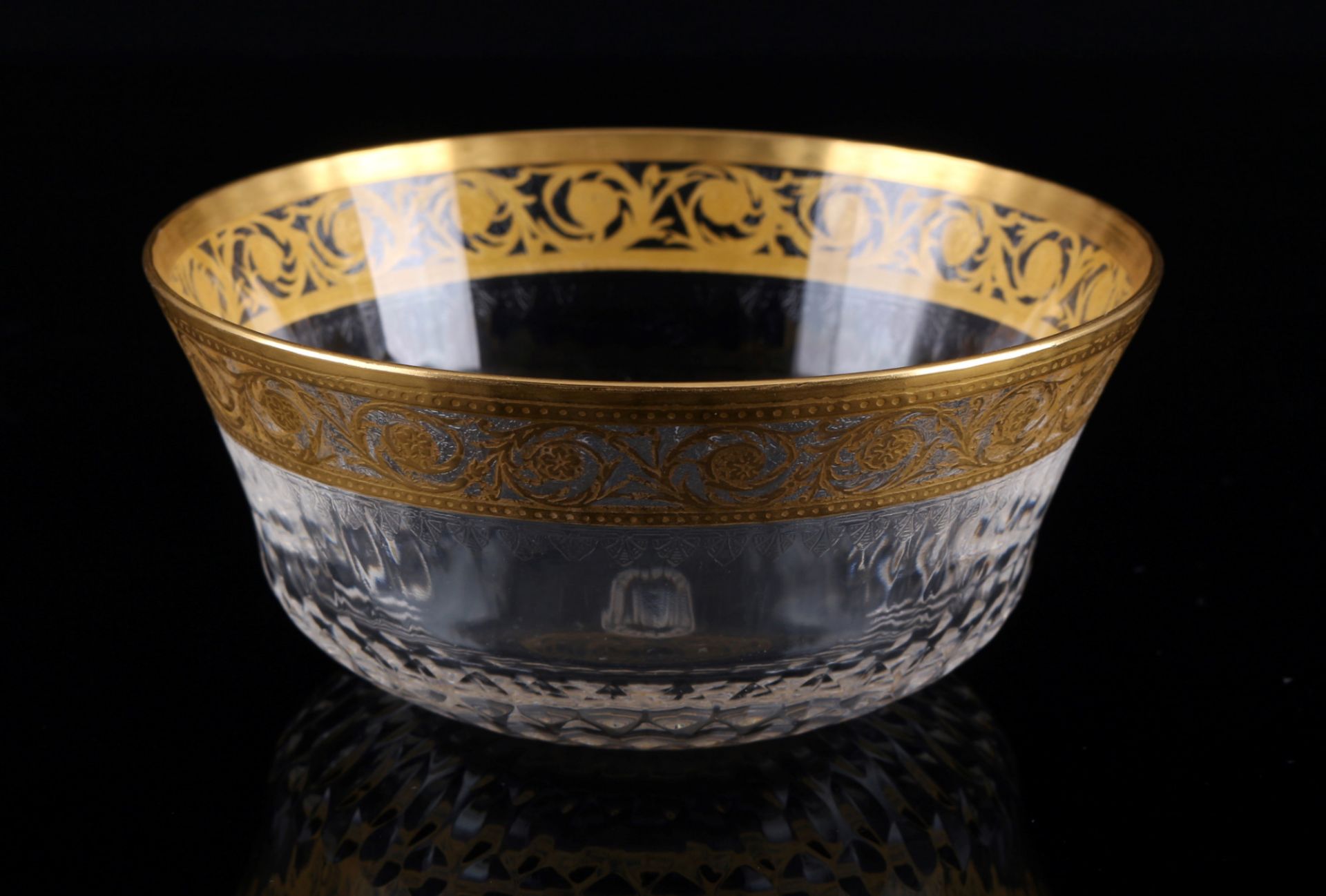St. Louis Thistle Gold 6 Schalen, finger bowls, - Bild 2 aus 3