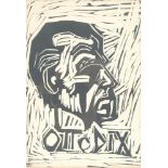 Otto Dix (1891-1969) Selbstportrait 1950, self portrait,