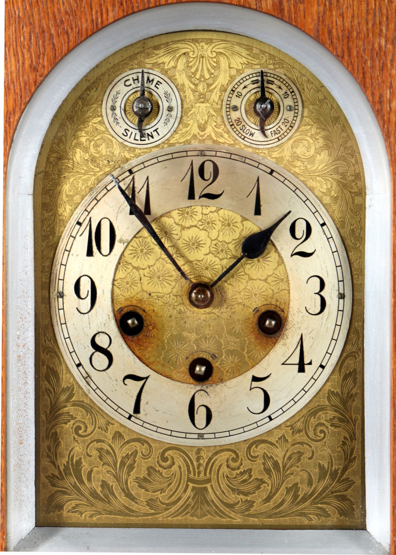 Westminster bracket clock ca. 1900, Junghans, Tischuhr um 1900, Stockuhr, - Image 3 of 7