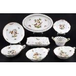 Herend Rothschild 8 Schalen, porcelain bowls,