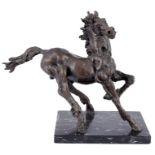 Augusto Murer (1922-1985) Bronze Pferd, hores figure,