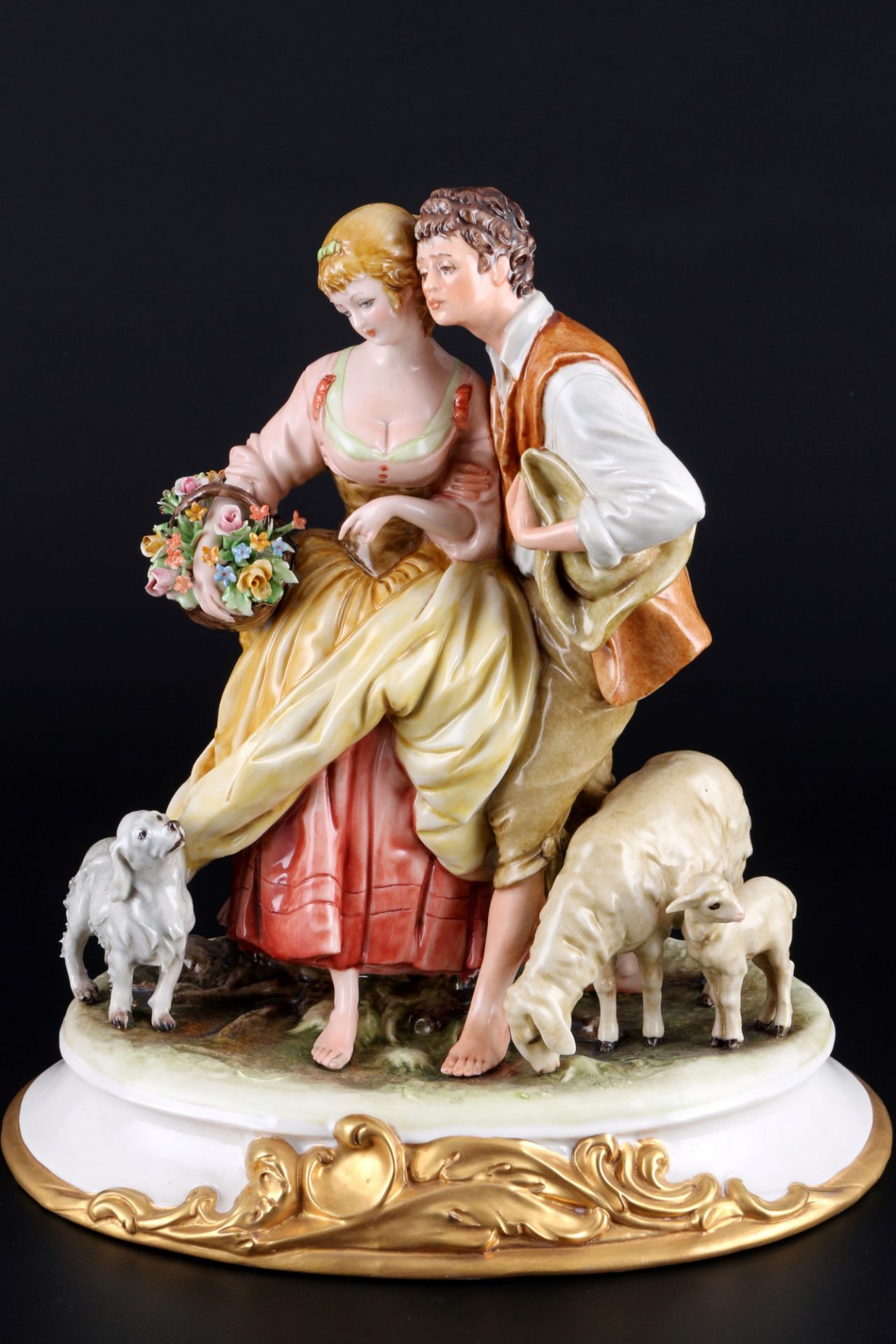 Capodimonte King's Porcelane 2 large porcelain figures, B. Merli & D. Ballaire, Porzellanfiguren, - Image 2 of 9