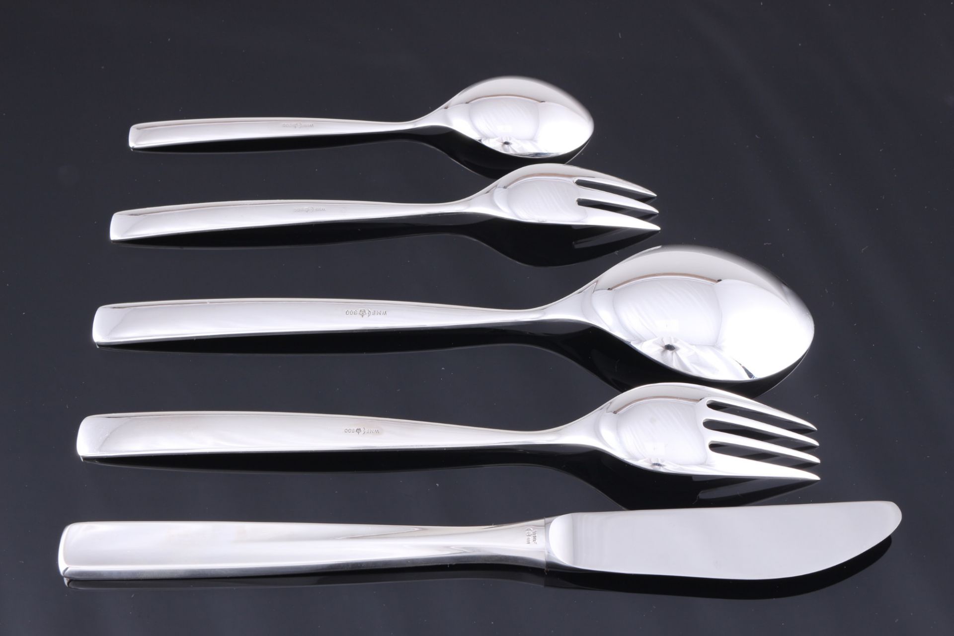 WMF Amsterdam 800 silver cutlery, Silber Besteck, - Image 3 of 5