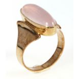 585 Gold Mondstein Ring, 14K gold moonstone ring,