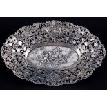 800 Silber Puttenschale, silver cherub bowl art nouveau,