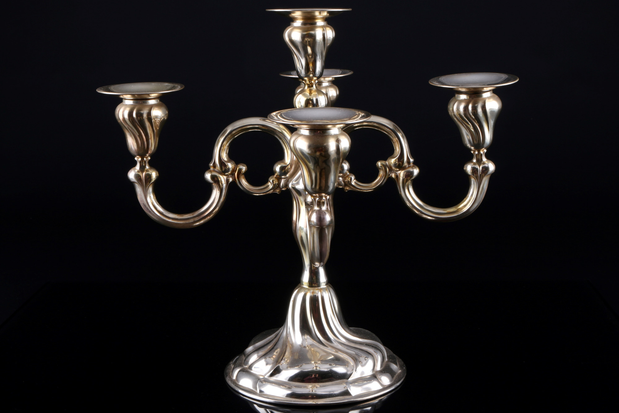 925 sterling silver large candelabra, 5-lights, Silber großer Kerzenständer, - Image 2 of 3