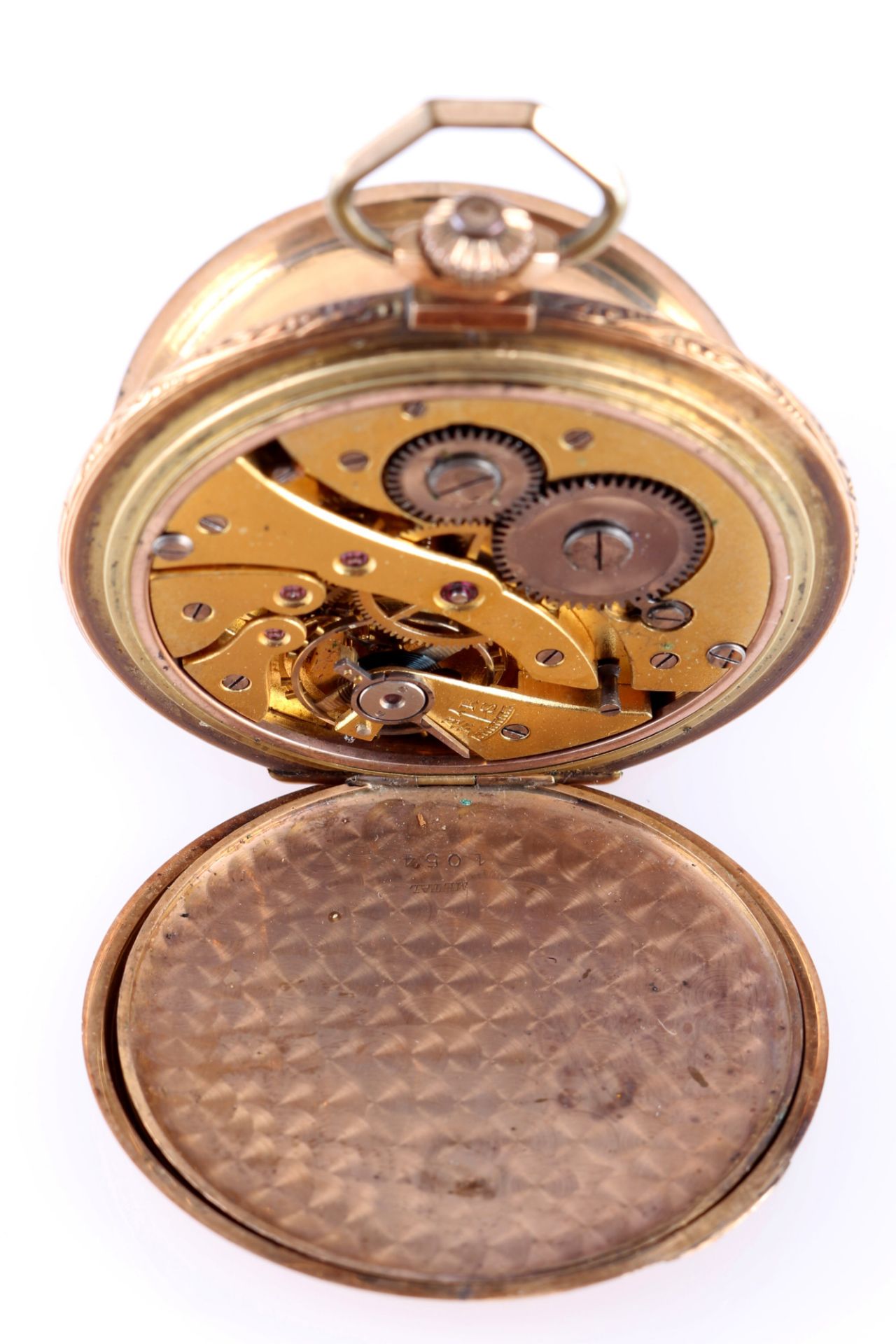 585 Gold Savonette Herrentaschenuhr, 14K gold pocket watch, - Bild 6 aus 9