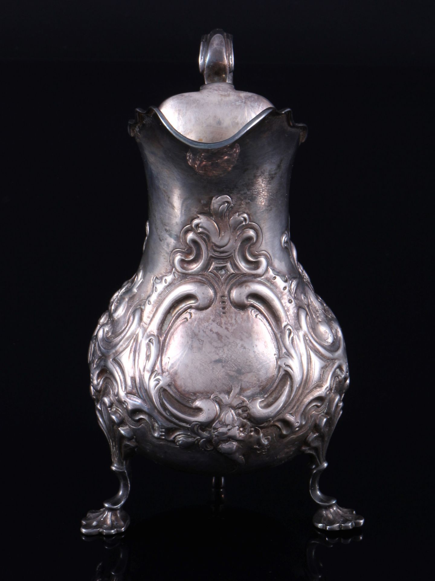England 925 Silber Milchkanne von 1847, sterling silver milk pot mid 19th cenutry, - Bild 2 aus 4