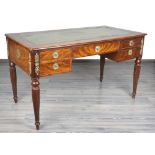 Schreibtisch Mahagoni Frankreich 19. Jahrhundert, writing desk with leather inlay france 19th centur