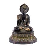 Große Bronze Buddha Abhaya Mudra, bronze buddha sculpture,