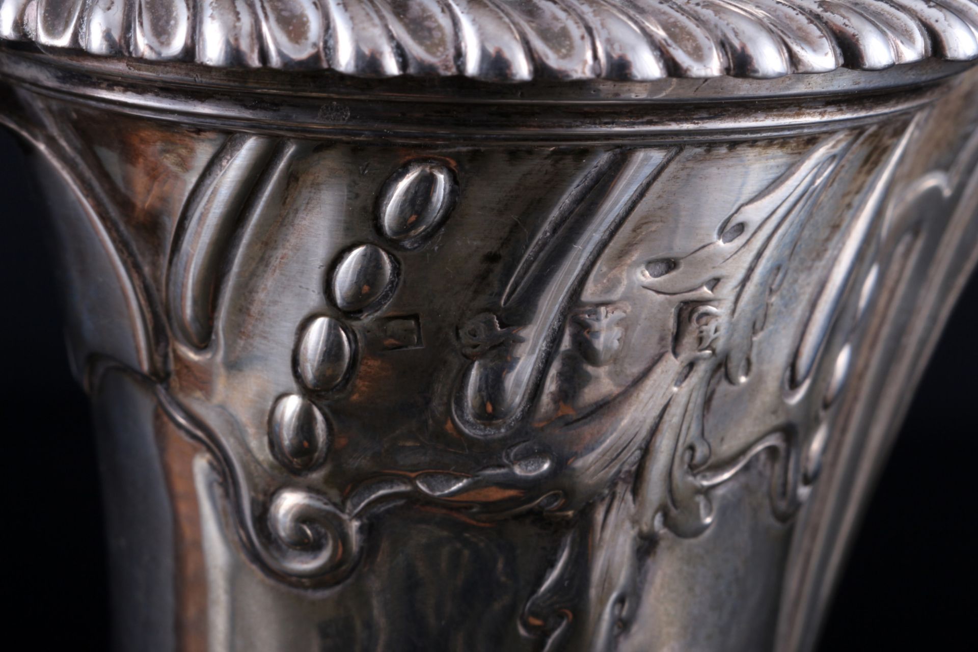 England 925 sterling silver coffee pot 18th century, Silber Kaffeekanne 18. Jahrhundert, - Image 4 of 4