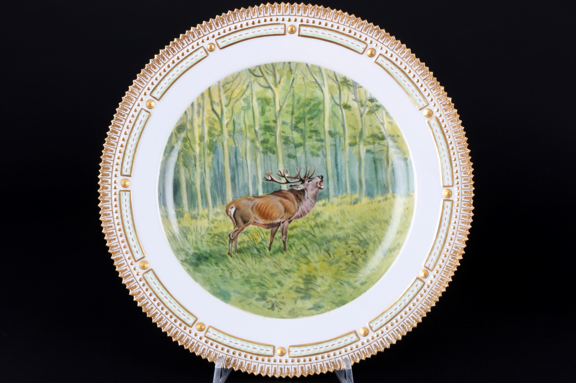 Royal Copenhagen Fauna Danica 2 dinner plates 3549 1st choice, Speiseteller, - Image 2 of 6