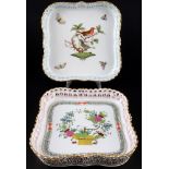 Herend Rothschild / Fleur des Indes 2 Prunkschalen, splendor bowls,