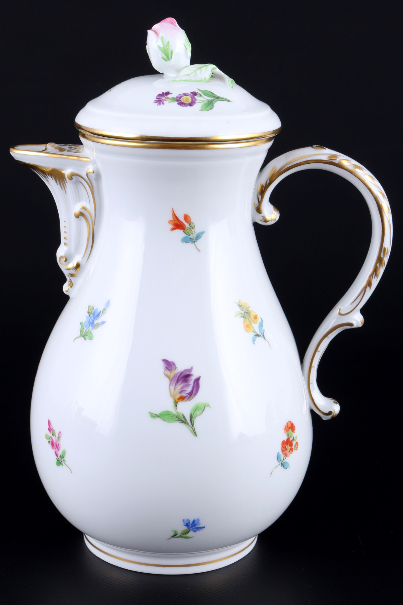 Meissen Strewn Flowers coffee service for 6 persons, Kaffeeservice für 6 Personen, - Image 3 of 7