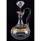 St. Louis Thistle Gold großer Weindekanter, large wine decanter,