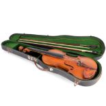 Charles Jean Baptiste Collin-Mézin Violine 4/4 mit Koffer und 2 Bögen, violin with case and 2 bows,
