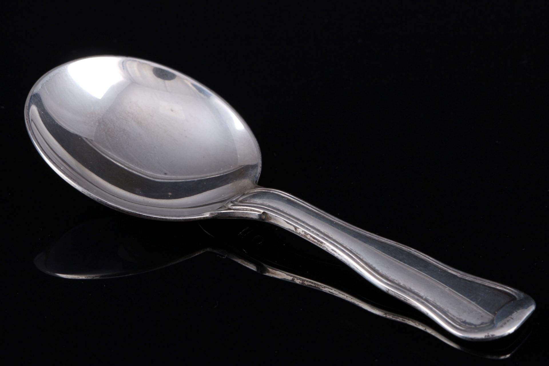 Georg Jensen Acorn / Old Danish 925 Silber 3 Marmeladenlöffel, sterling silver 3 jam spoons, - Bild 3 aus 4