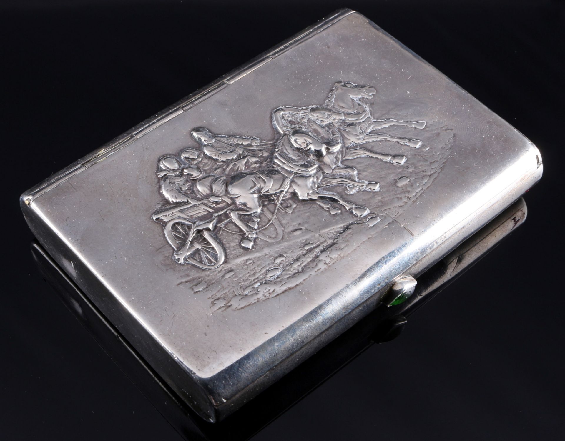 Russland 84 Zolotniki Silber Tabakdose, Moskau 1908-1926, russian silver tabacco box,