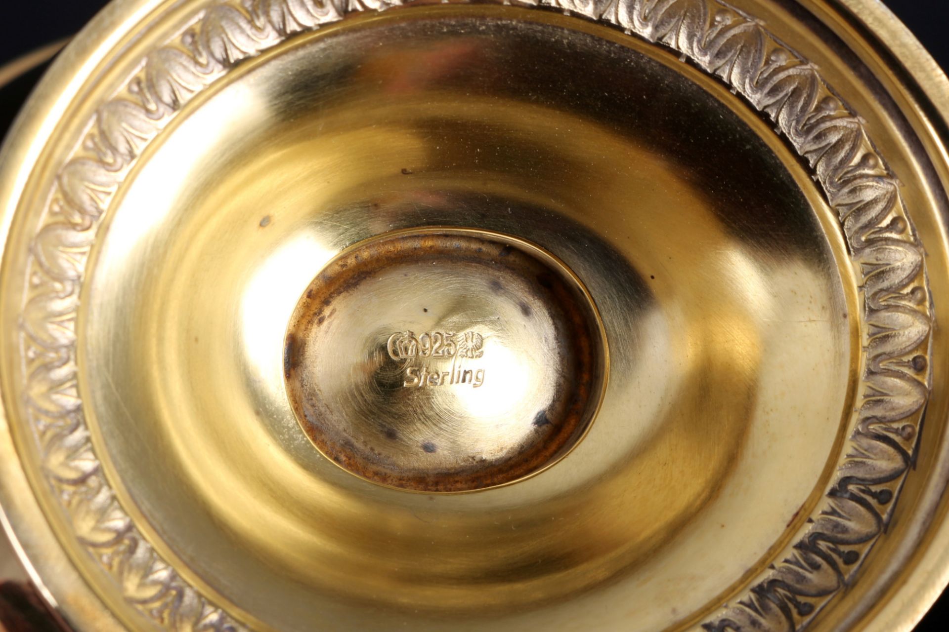 Bruckmann 925 sterling silver 5-piece coffee tea set, gilded, Silber Kaffee- & Teekern, - Image 7 of 7