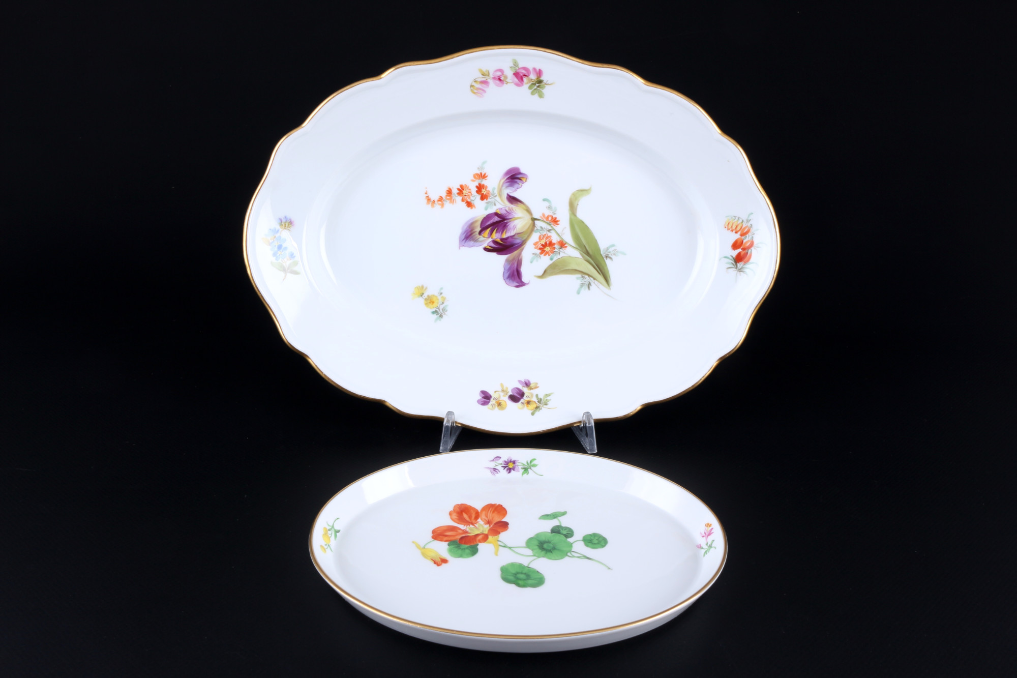 Meissen Flowers mocha coffee service for 8 persons, Mokkaservice für 8 Personen, - Image 5 of 7