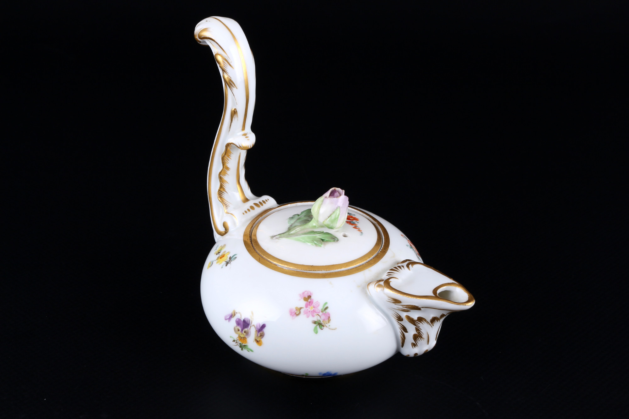 Meissen Flowers 2 small jugs 18th / 19th century, Kännchen 18. / 19. Jahrhundert, - Image 4 of 8