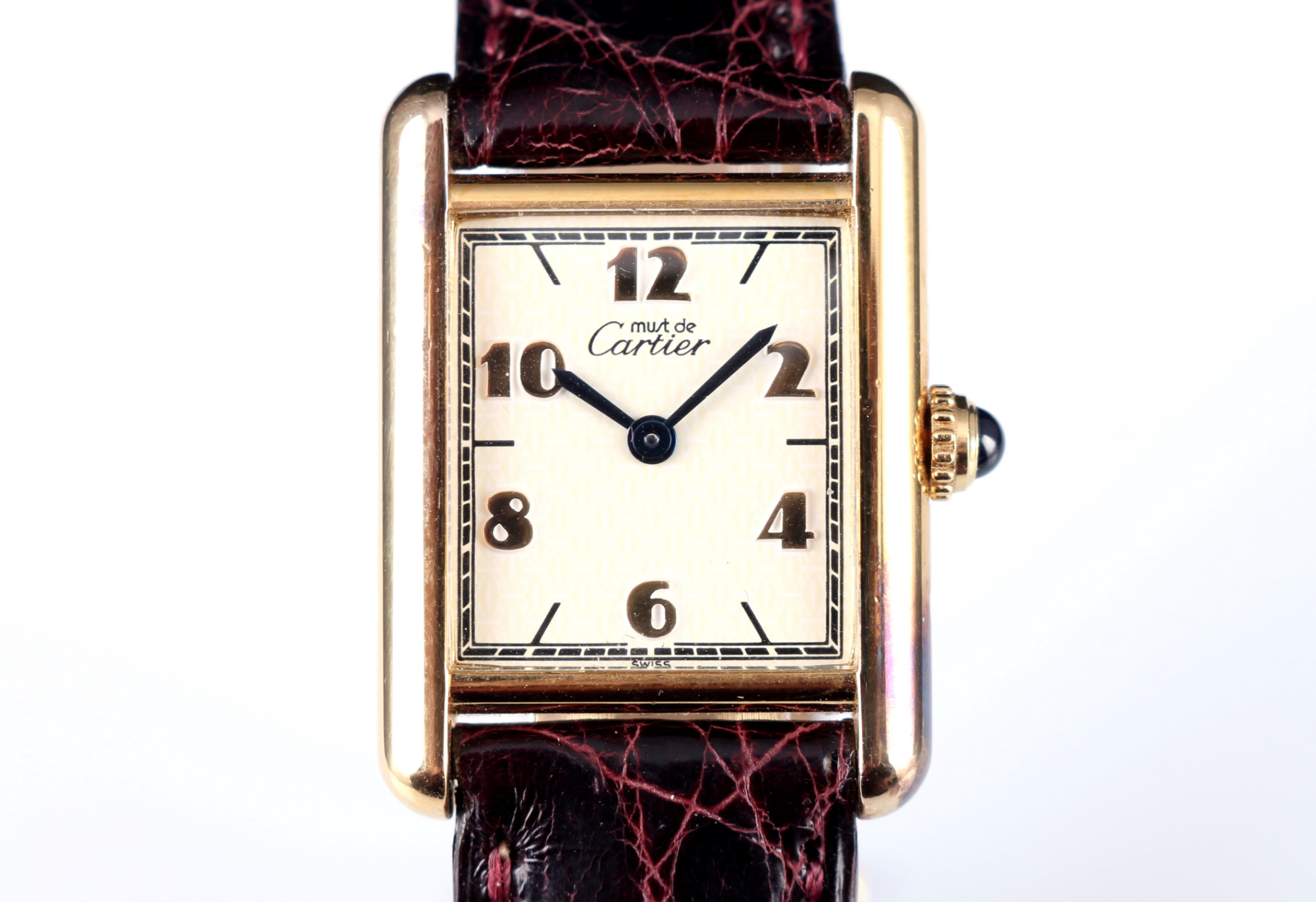 Cartier Tank Vermeil women's wrist watch, Damen Armbanduhr, - Image 2 of 6