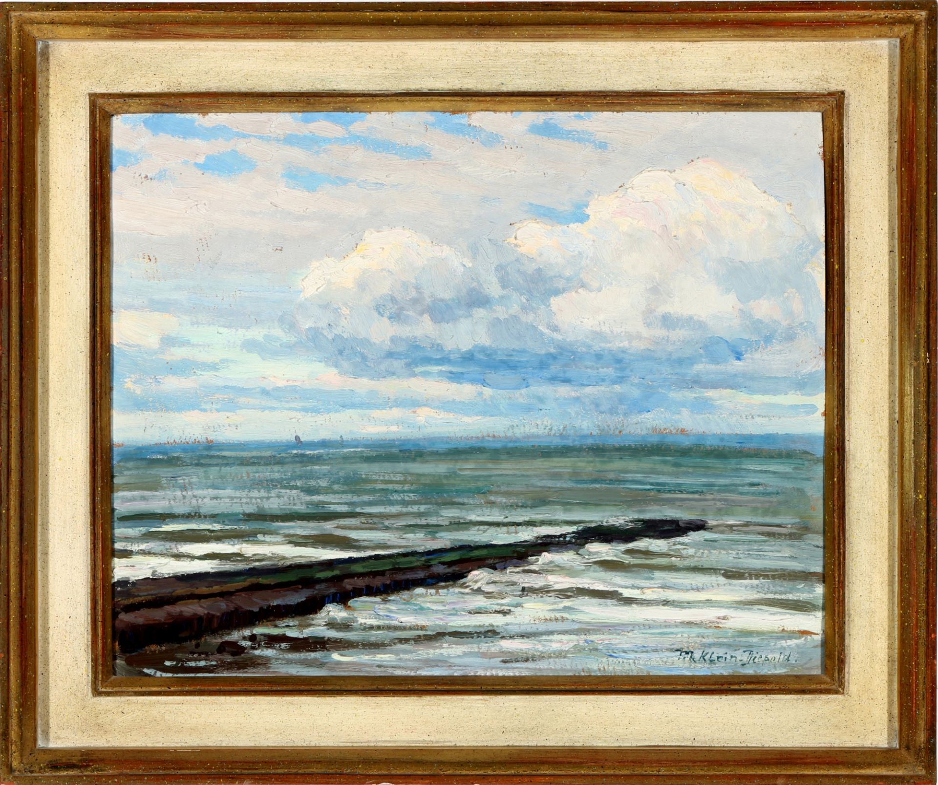 Maximilian Klein von Diepold (1873-1949) Blick auf das Meer, ocean view, - Bild 2 aus 5