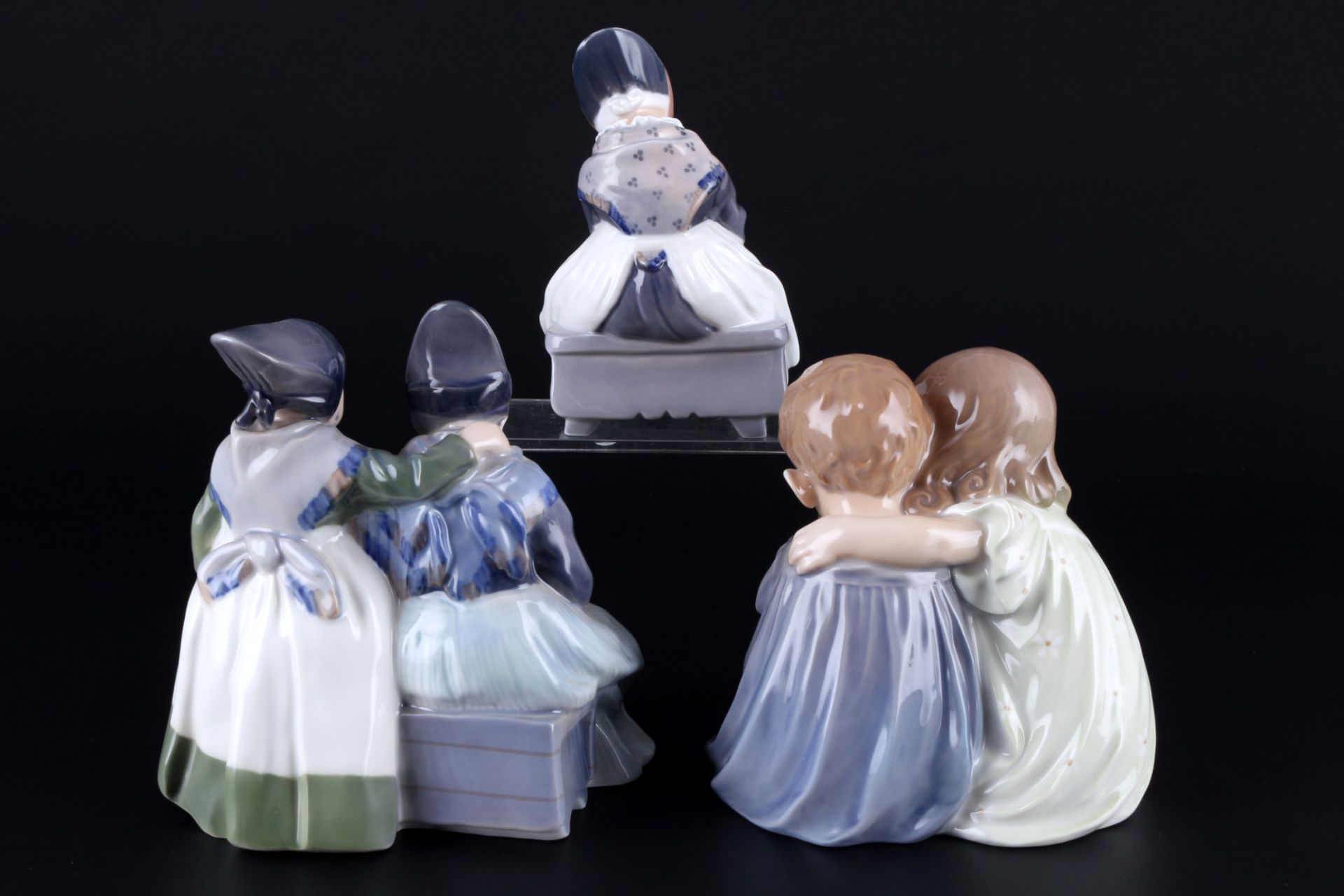 Royal Copenhagen 3 Kinderfiguren, porcelain children figures, - Bild 5 aus 6