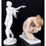 Rosenthal Die Trinkende & nackte Tänzerin, drinking woman and nude dancer,