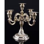 925 Silber großer Kerzenständer, 5-flammig, sterling silver large candelabra,