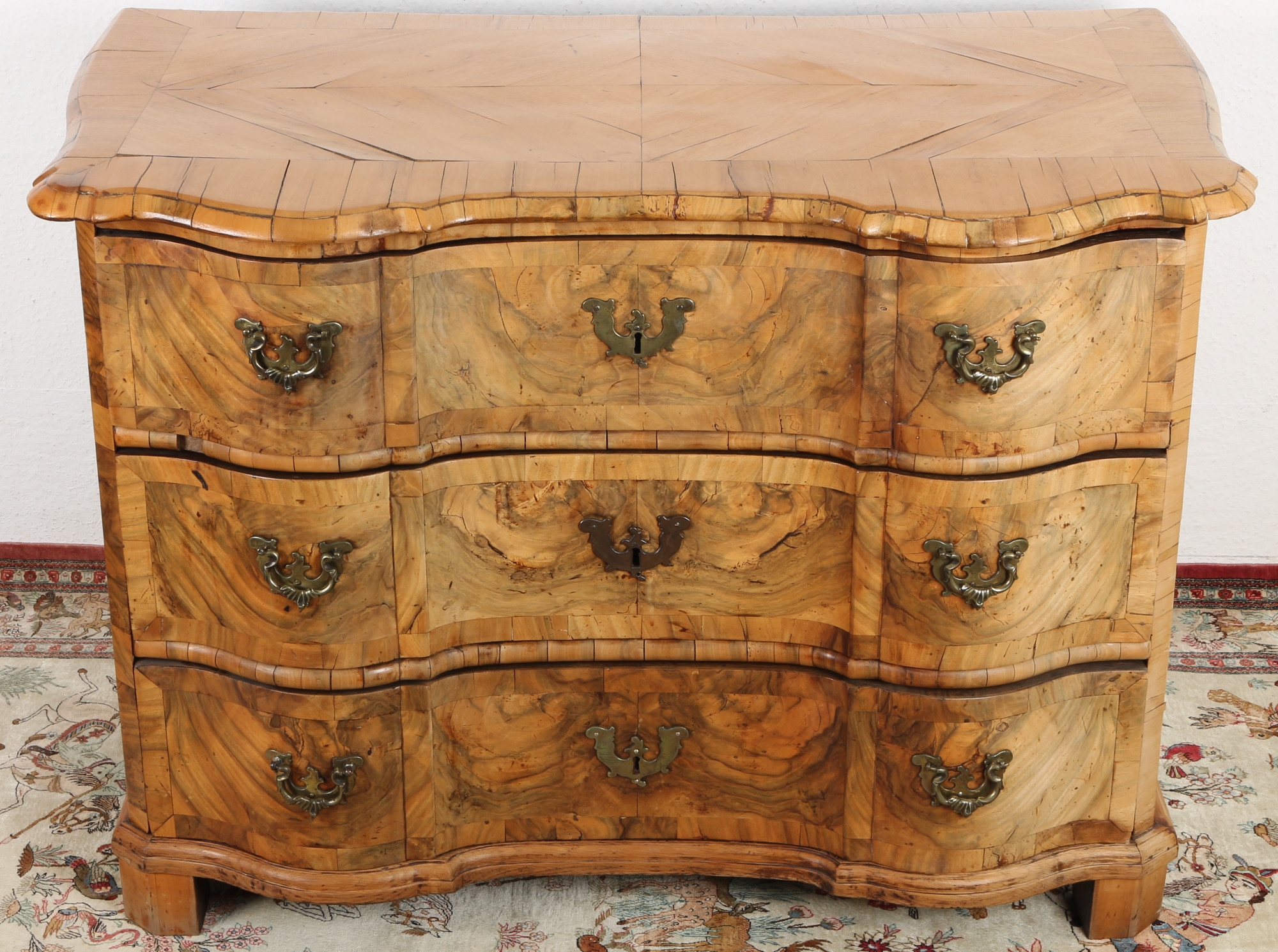 Baroque commode 18th century, Barock Kommode 18. Jahrhundert, - Image 2 of 8